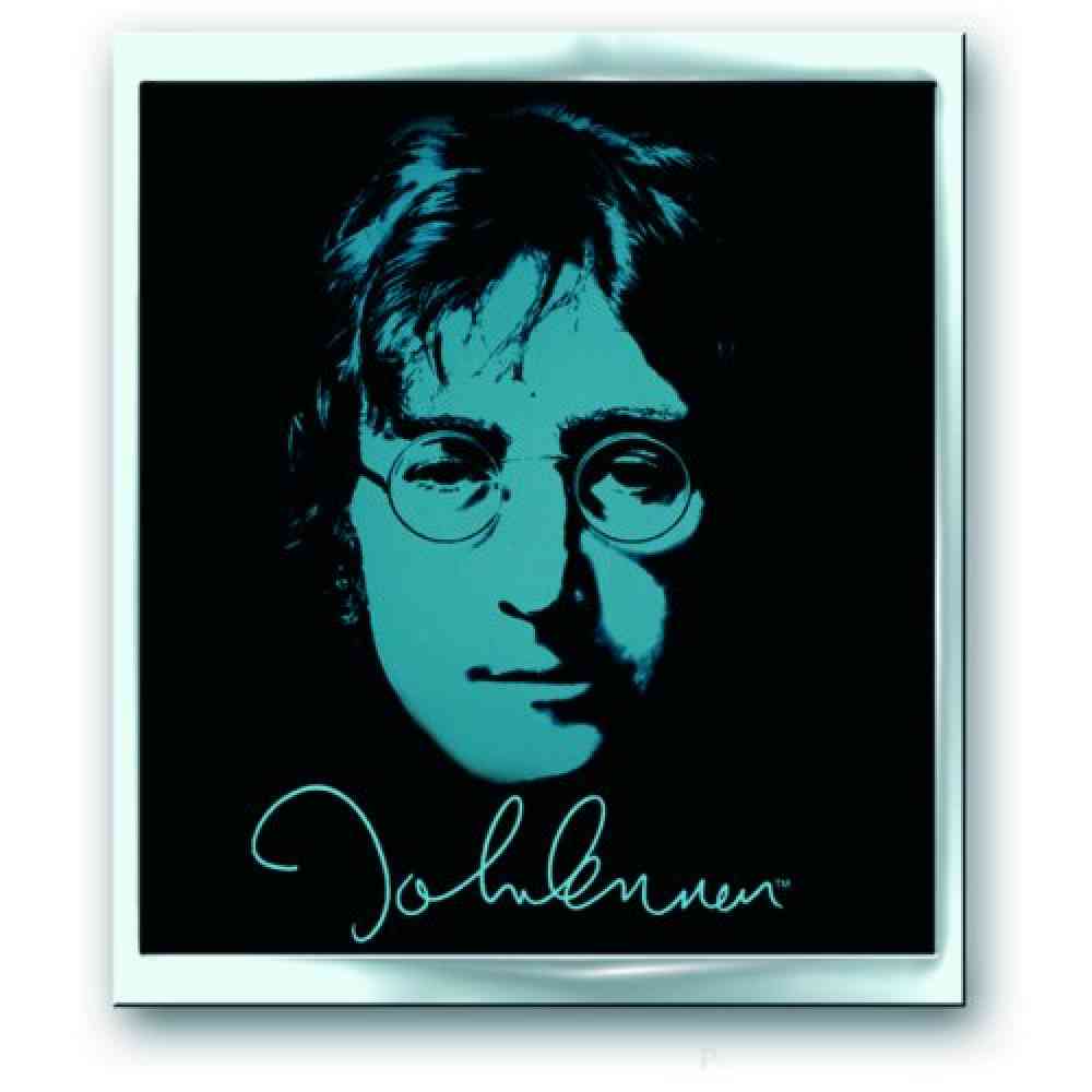John Lennon - Photo Pin - Black/Blue